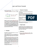 Upper and Lower Bounds