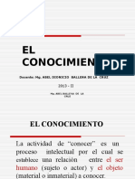 El Conocimiento