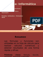 Formulas y Funciones en Excel