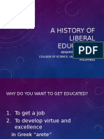 Liberal Education History