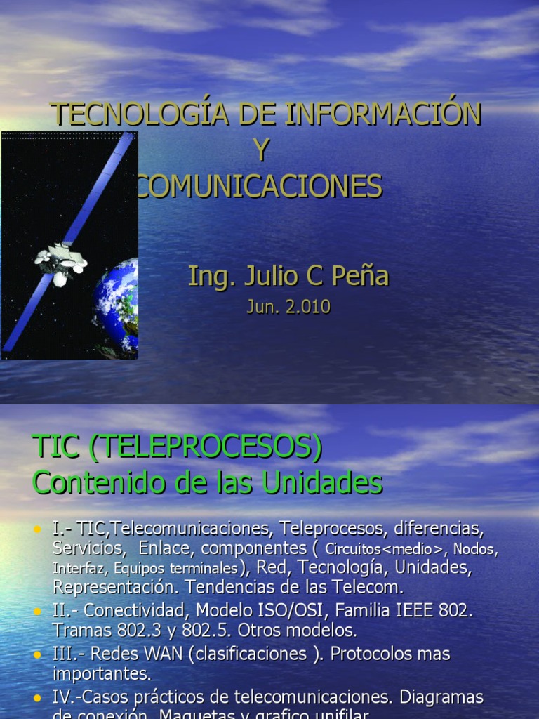 Tecnología de Información Y Comunicaciones | PDF | Tecnología de ...