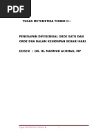 Download Penerapan Diferensial Orde Satu Dan Orde Dua Dalam Kehidupan Sehari Hari by Resaadriann SN328579082 doc pdf