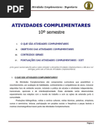 Atividades complementares UNIP