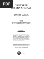 Chrysler Voyager Service Manual Gs 1999 1996 PDF