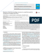 Response of The Fish Assemblage Structure in A Small Farm Pond To PDF