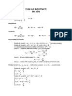 Formule Importante Bac