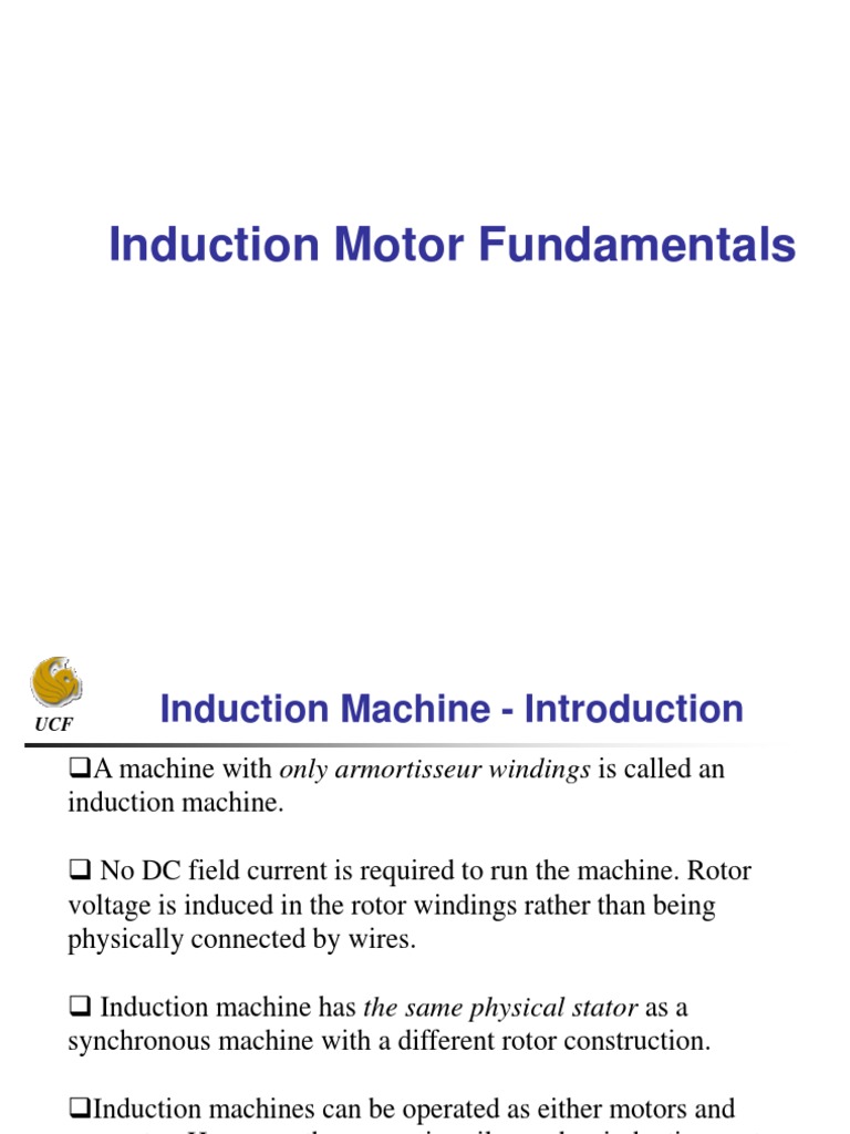 19 Induction Motor Fundamentals.pdf Electrical Engineering