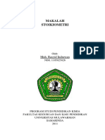 Makalah Stoikiometri 2 PDF