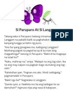 Si Paruparo at Si Langgam