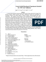 Aiaa Paperabout Experiment and Cfd for Nozzle