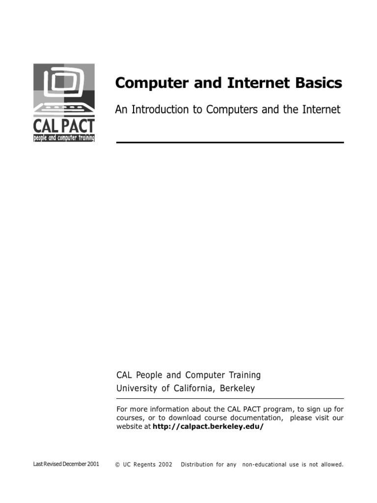 Computer and Internet Basics PDF | PDF | Graphical User Interfaces ...