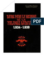 Datos para La Historia de La Falange Gaditana PDF