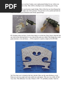 Making a New Violin Bridge