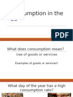 consumption in the us