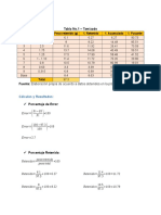 Datos Molienda y Tamizado