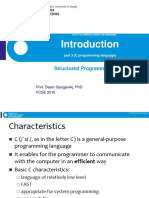 FCSE C Programming Introduction