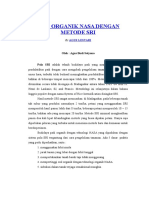 Padi Organik Nasa Dengan Metode SRI: Oleh: Agus Budi Setyono