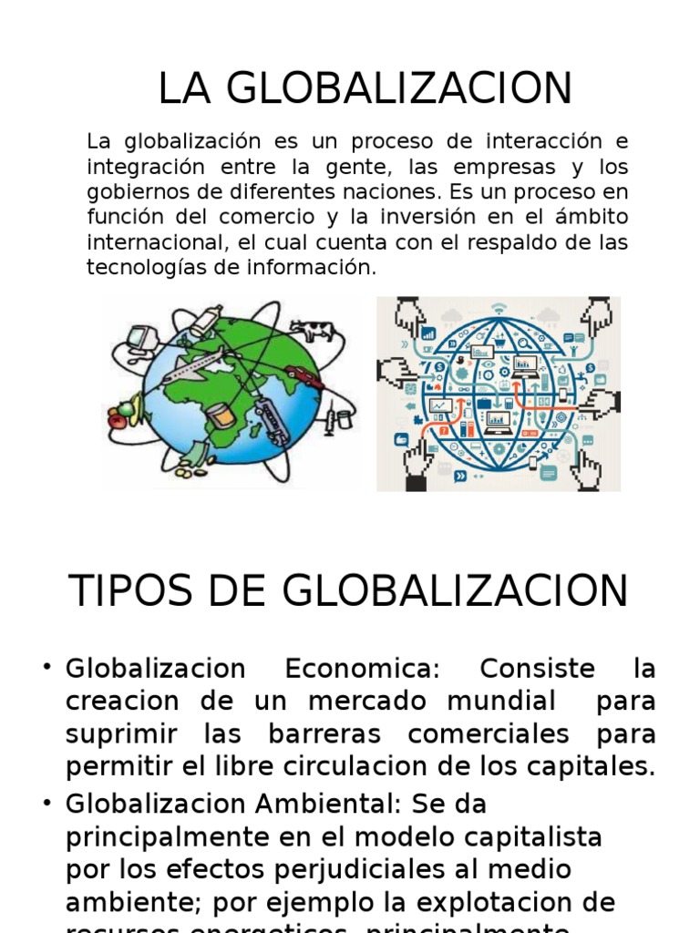 La Globalizacion | PDF | Globalización | Ciencias económicas
