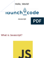 Hello, World!: Javascript