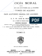 MORÁN, Fr. José M. - Teologia Moral - La Doctrina de Los Doctores de La Iglesia - Santo Tomás de Aquino & San Alfonso Maria de Ligorio - Tomo II