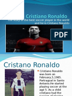 The Story of The Best Soccer Player in The World and He Is Cristano Ronaldo