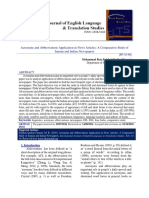 Acronyms and Abbreviations Application in News Articles- A Comparative Study of Iranian and Indian Newspapers