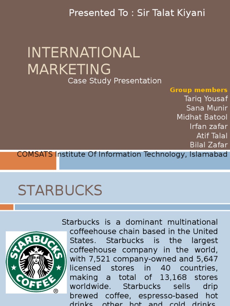 starbucks international business case study