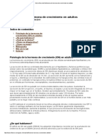 Guía Clínica de Deficiencia de Hormona de Crecimiento en Adultos