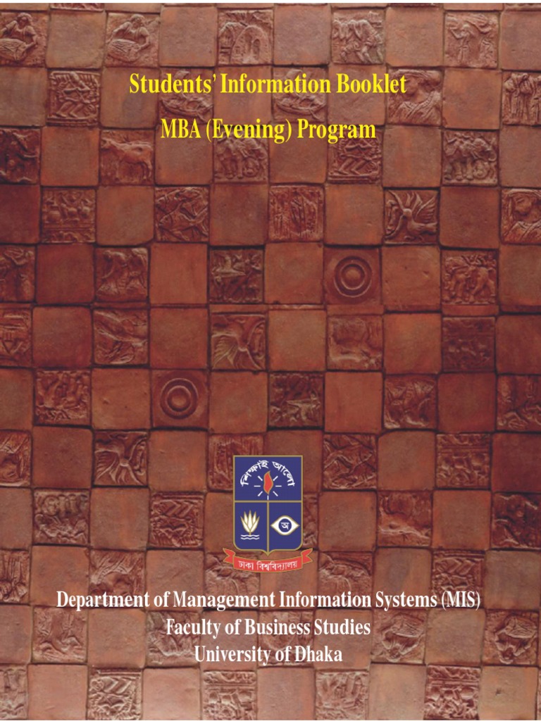 Emba Booklet PDF | PDF | University And College Admission | Master Of ...