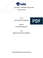 Trabajo Sobre La Empresa Optica Oviedo