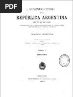 Censo Nacional 1895 | PDF