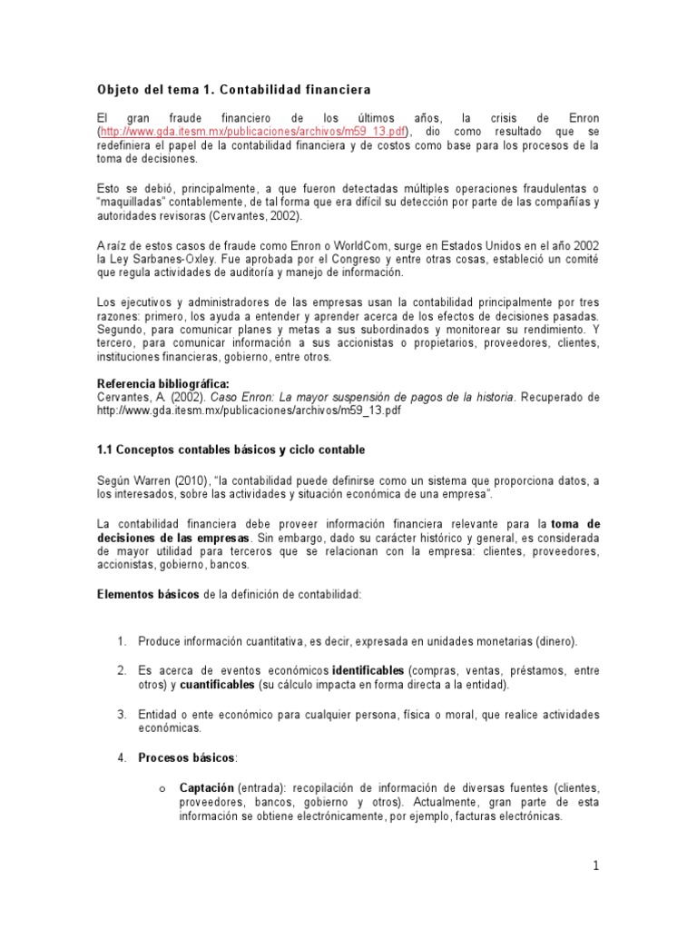 Contabilidad Financiera y Toma de Decisiones | PDF | Contabilidad | Costo
