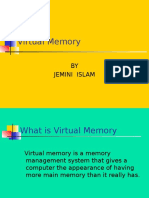 Virtual Memory: BY Jemini Islam