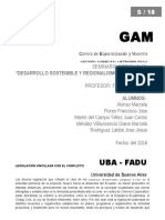 Desarrollo Sustentable y Regionalismo Autónomo - GAM 2016
