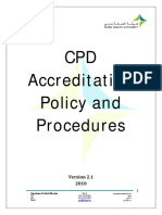 CPD Accreditation Policy and Procedure V2.1