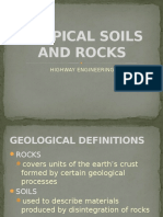 Tropical Soils and Rocks