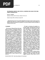 Monte Carlo Moves: For Solids Energy Determination