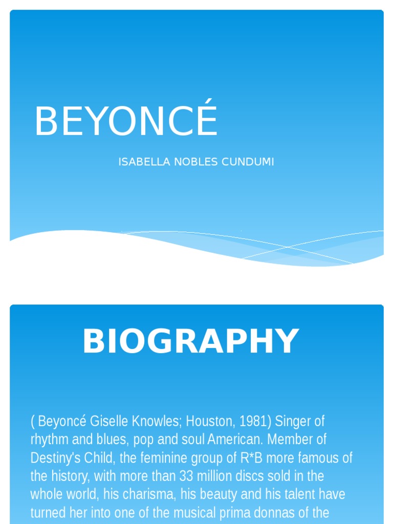 Beyoncé: R&B Icon and Achievements | PDF | Art