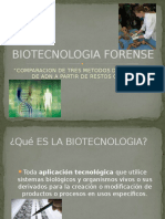 Biotecnología Forense