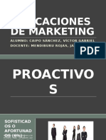 Aplicaciones de Marketing