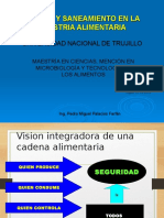 Higiene y Saneamiento en La Industria Alimentaria