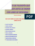 44 Libros de Filosofía Que Debes Leer Antes de Morir Con Links de Descarga