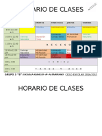 Hora Clases 3 B