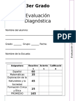 3er Grado - Diagnóstico