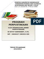 Program Perpustakaan SMPN 1 Selat