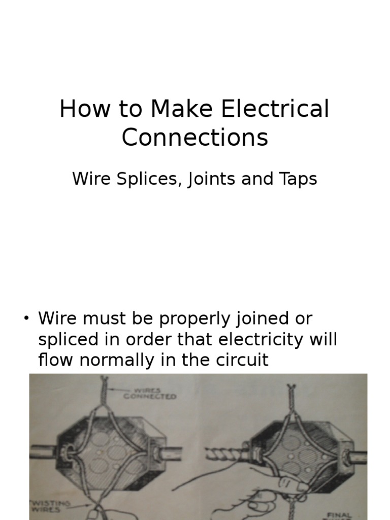 Wire Splices and Joints PDF Electrical Connector Soldering