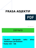 Frasa Adjektif