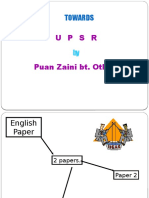 Upsr Puan Zaini Bt. Othman: Towards