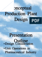 Conceptual Production Plant Design