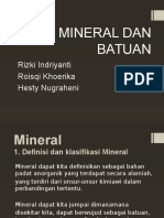 Mineral Dan Batuan Kelompok 7